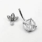 Belly Button Rings Piercing Bar Jewelry Real Silver 925 Sexy Woman