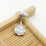 Belly Button Rings Piercing Bar Jewelry Real Silver 925 Sexy Woman