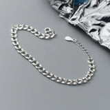 925 Sterling Silver Chain Bracelet For Women Christmas Gift Jewelry