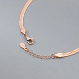 925 Silver Bracelet for Women Fine Chains On Hand Rose Plated