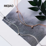 Silver 925 Snake Chain Anklet Foot Jewelry for Women
