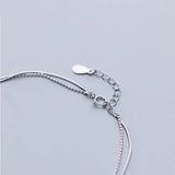 Silver 925 Snake Chain Anklet Foot Jewelry for Women