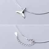 925 Sterling Silver Mermaid Tail Anklet Foot Chain Jewelry