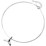 925 Sterling Silver Mermaid Tail Anklet Foot Chain Jewelry