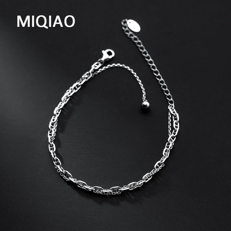 925 Silver Charm Bracelets for Women