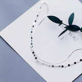 Double Twisted Piece Anklet Bobby Socks 925 Sterling Silver Chain On Leg