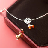 925 Silver Anklets with Vintage Coins and Beads Foot Jewelry
