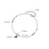 925 Silver Anklets with Vintage Coins and Beads Foot Jewelry