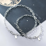 925 Sterling Silver Anklet for Women, Simple Style Gift