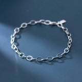 925 Sterling Silver Anklet for Women, Simple Style Gift