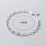 925 Sterling Silver Anklet for Women, Simple Style Gift