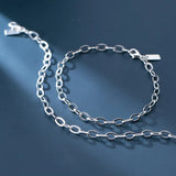 925 Sterling Silver Anklet for Women, Simple Style Gift