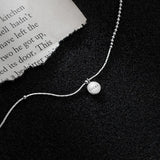 Real Silver 925 Anklet Bracelet for Women Beach Accessories