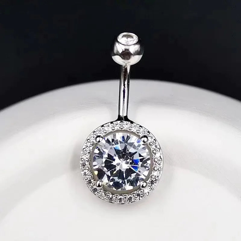 925 Silver Navel Piercing Body Jewelry Sexy