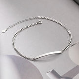925 Sterling Silver Anklets Woman Foot Bracelet Anklet Jewelry And Accessories
