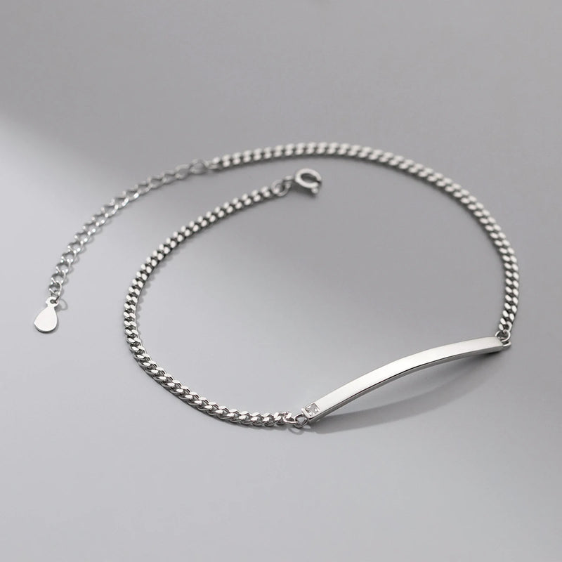 925 Sterling Silver Anklets Woman Foot Bracelet Anklet Jewelry And Accessories