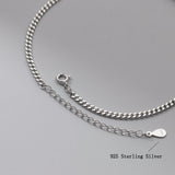 925 Sterling Silver Anklets Woman Foot Bracelet Anklet Jewelry And Accessories