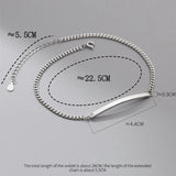925 Sterling Silver Anklets Woman Foot Bracelet Anklet Jewelry And Accessories