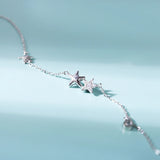 Starfish Silver Anklet Leg Chain for Women