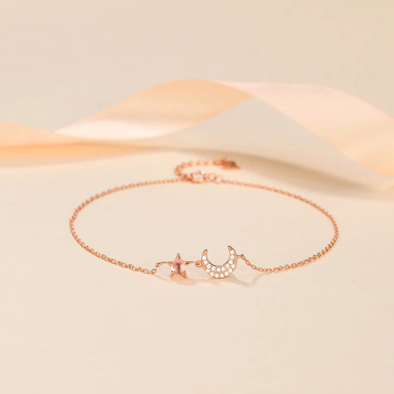 Sterling Silver Stars Moon Leg Chain Ankle Decoration