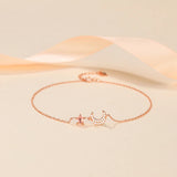 Sterling Silver Stars Moon Leg Chain Ankle Decoration