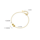 Bow Ankle 925 Sterling Silver Golden Bracelet Leg Chain Foot Jewelry