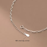 S925 Silver Pearl Tulip Flower Circle Anklet Bracelet