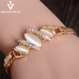 Crystal Cat's Eye Stone Bracelet