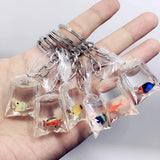 10pcs Coral Fish Bag Resin Charms Ocean Pendant Earring Keychain Jewelry Making