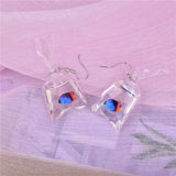 10pcs Coral Fish Bag Resin Charms Ocean Pendant for Earring Keychain
