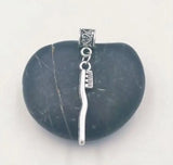 50pcs Antique Silver Nurse Doctor Charms Toothpaste Toothbrush Pendants