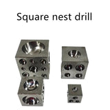 Square Dapping Block Jewelry Doming Tool 25mm 38mm 50mm 60mm