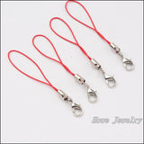 300 Pcs Cell Phone Lanyard Cords Strap Lobster Clasp 65mm