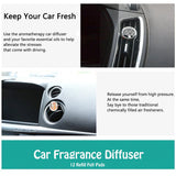 Aromatherapy Car Air Freshener with Essential Oil Diffuser