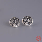 925 Silver Peacock Stud Earring Chinese Style Ear Pin Fine Jewelry