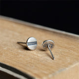 925 Sterling Silver Screw Earrings Hypoallergenic Studs