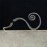 925 Silver Octopus Foot Cuff Stud Earring Punk Gothic Street Jewelry