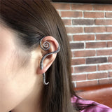 925 Silver Octopus Foot Cuff Stud Earring Punk Gothic Street Jewelry