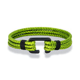 Multilayer Waterproof Rope Bracelet Stainless Steel Clasp Easy Sport Hook