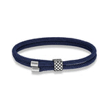 Retro Stainless Steel Surfer Waterproof Rope Bracelet