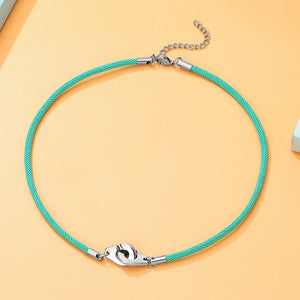 Stainless Steel Handcuff Necklace for Women