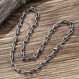 Gothic U Shape Thick Chain Choker Necklace Stainless Steel