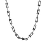 Gothic U Shape Thick Chain Choker Necklace Stainless Steel