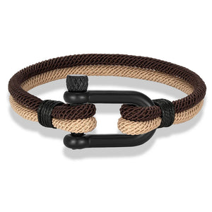 Stainless Steel Double Strand Bracelet for Couples