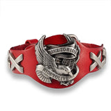 Male Bird Skull Retro Leather Bracelet