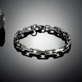 Punk Rock Bicycle Chain Bracelet Stainless Steel Biker