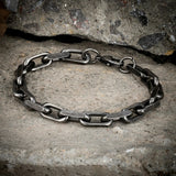 Punk Rock Bicycle Chain Bracelet Stainless Steel Biker