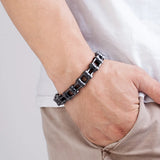 Punk Rock Bicycle Chain Bracelet Stainless Steel Bike Chain Accessory