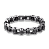 Punk Rock Bicycle Chain Bracelet Stainless Steel Bike Chain Accessory