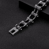 Punk Rock Bicycle Chain Bracelet Stainless Steel Bike Chain Accessory
